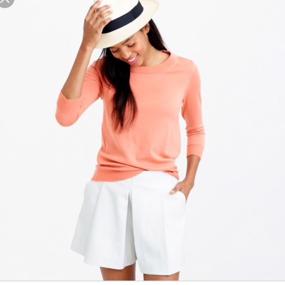 J crew 3/4 sleeve sweater